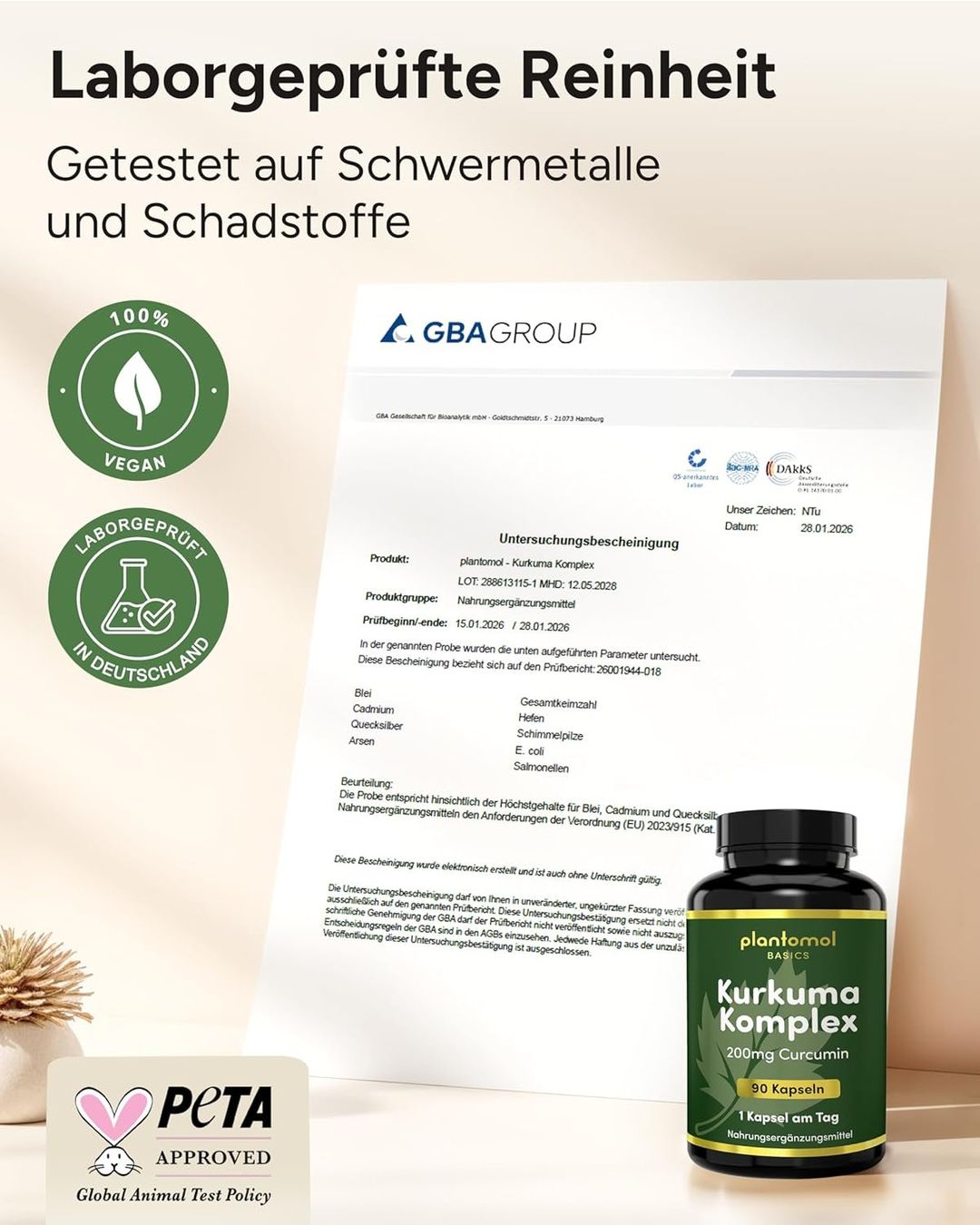 Lebensmittel & Spezialitäten: Kurkuma Kapseln Curcumin Piperin 200mg – Neu und originalverpackt aus Suhr von SchnapperCH 2
