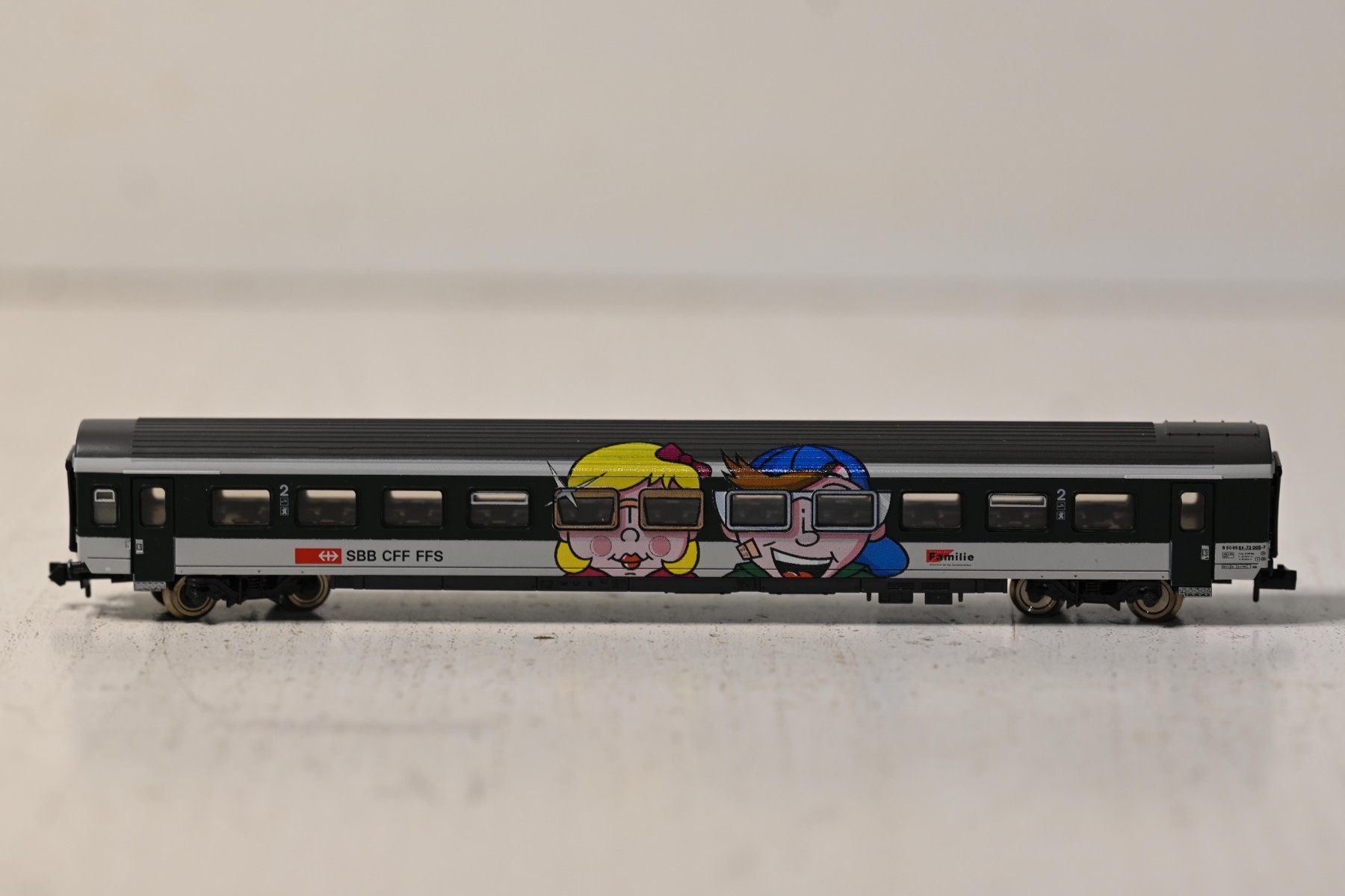 Roco Modelleisenbahnen: SBB Spielewagen Roco Spur N mit OVP – Gebraucht aus Laupen ZH von Zmoewe