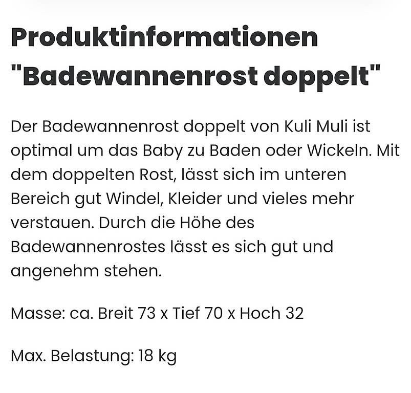 Fasciatoi & Accessori: Wickelaufsatz auf Badewanne – Usato da Eschenbach LU venduto da Mina023 1