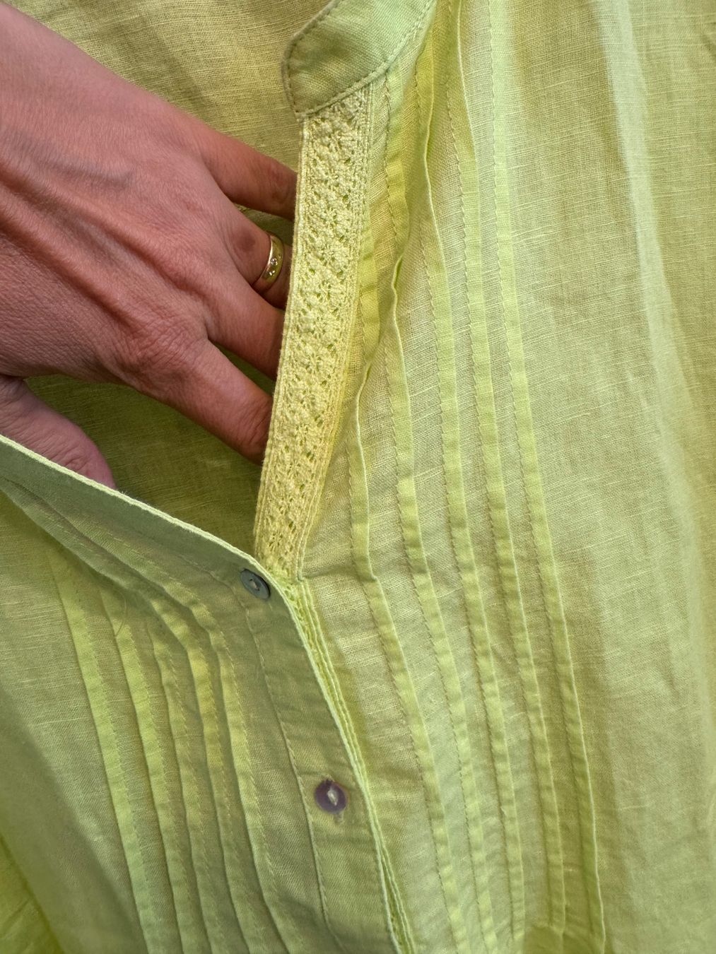 Blusen: Charles Vögele Leinenhemd Hemdbluse – Gebraucht aus Obfelden von cesarina10 3