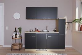 435 Singleküche Küchenzeile 180cm E/S/SW - Küche Einbauküche