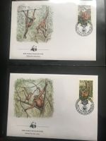 WWF Brasilien 1984 Spinnenaffe Satz Ersttagsbriefe
