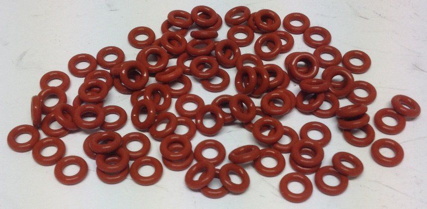 Kaffeemaschinen & Espressomaschinen: 100 x O - Ring Silikon (9.00 x 2.00) – Neu (gemäss Beschreibung) aus Tenniken von wesch