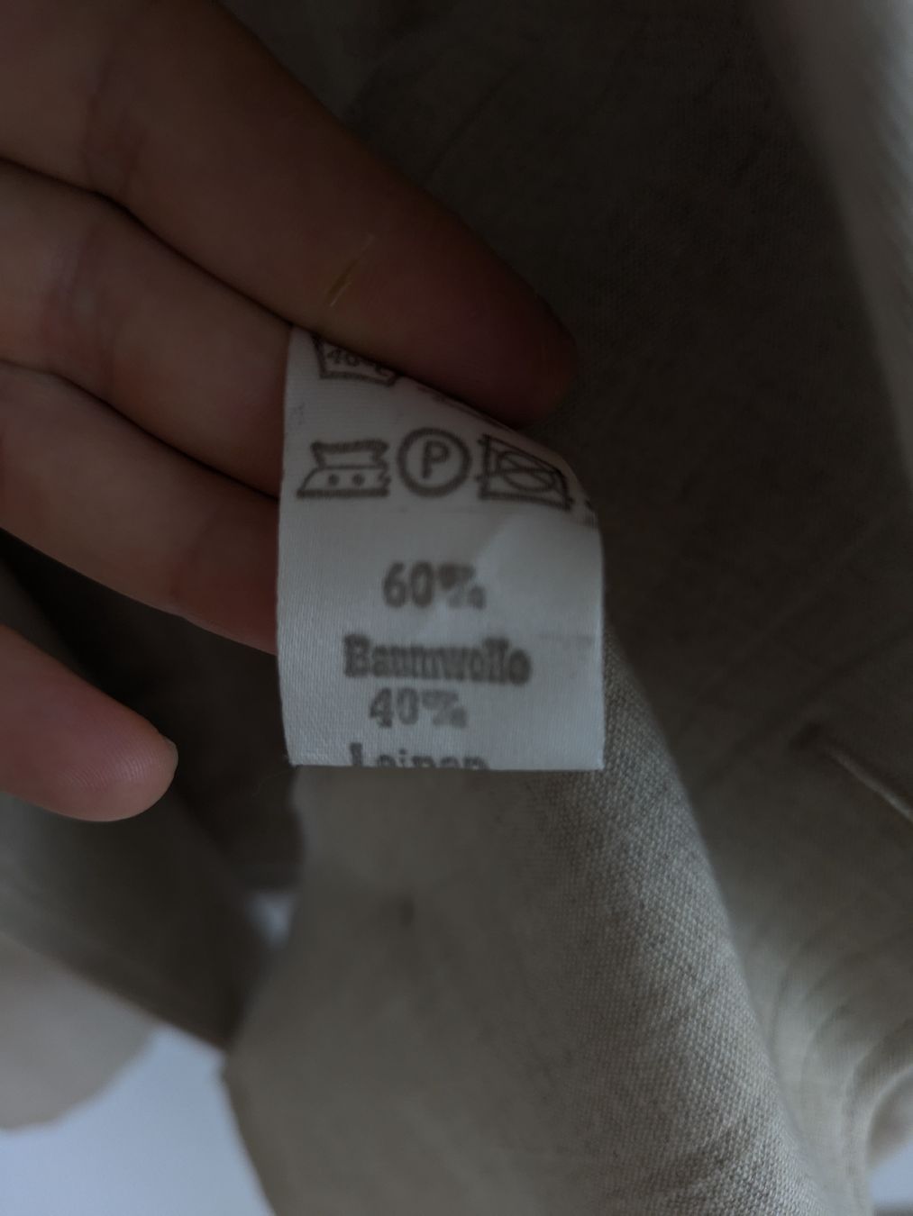 Giacche: Leinenblazer Beige, Gr. L oversize Vintage – Usato da Rorschach venduto da olg_5qq2 2
