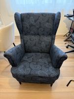 IKEA Strandmon blau Paisley Muster guter Zustand