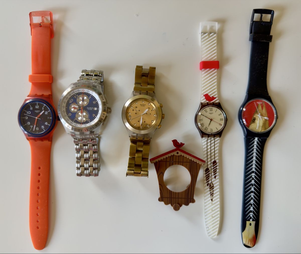 Swatch Uhren:  5 Swatch Watches – Gebraucht aus Biel/Bienne von tei_p779