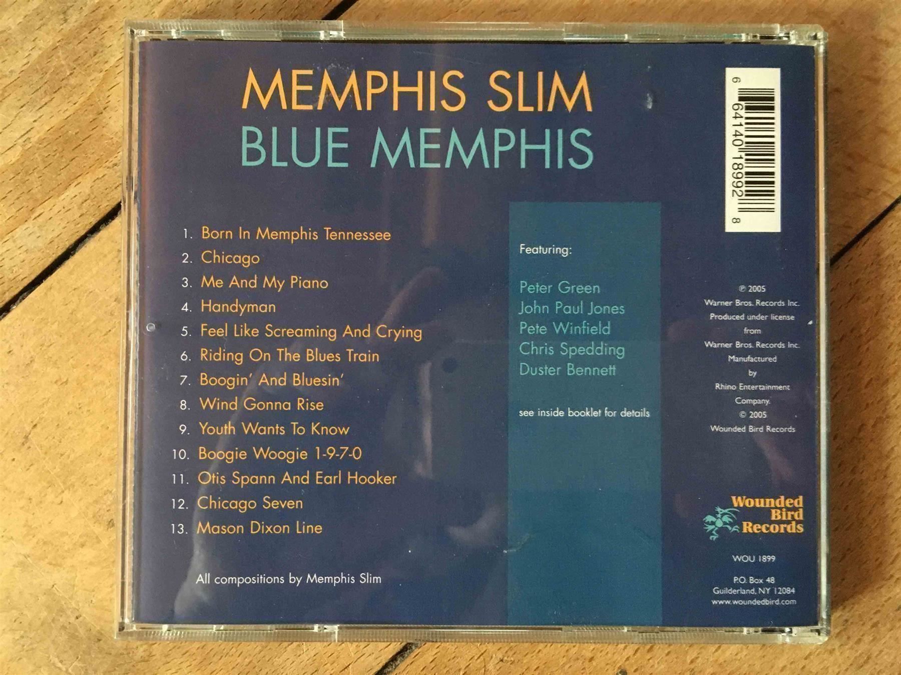 CD: Memphis Slim Blue Memphis Suite 1971 – Usato da Luzern venduto da Needful_Things 1
