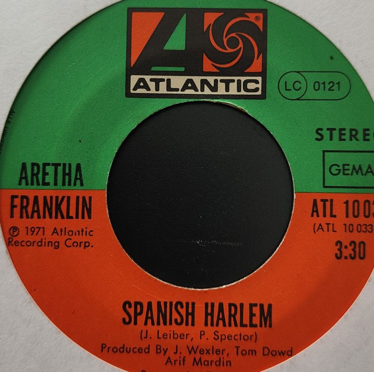 VinylSingle Aretha Franklin Spanish Harlem Kaufen auf Ricardo