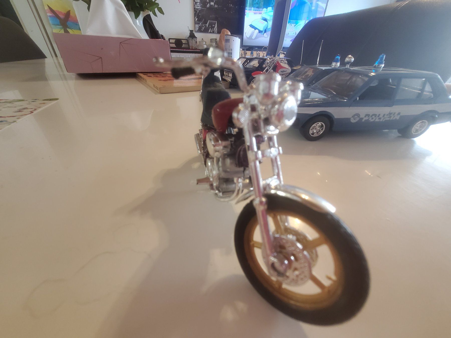 Kit di modellismo & Modellini statici: Yamaha Chopper Modell Motorrad 1:24 – Usato da Balsthal venduto da redcarpet 5