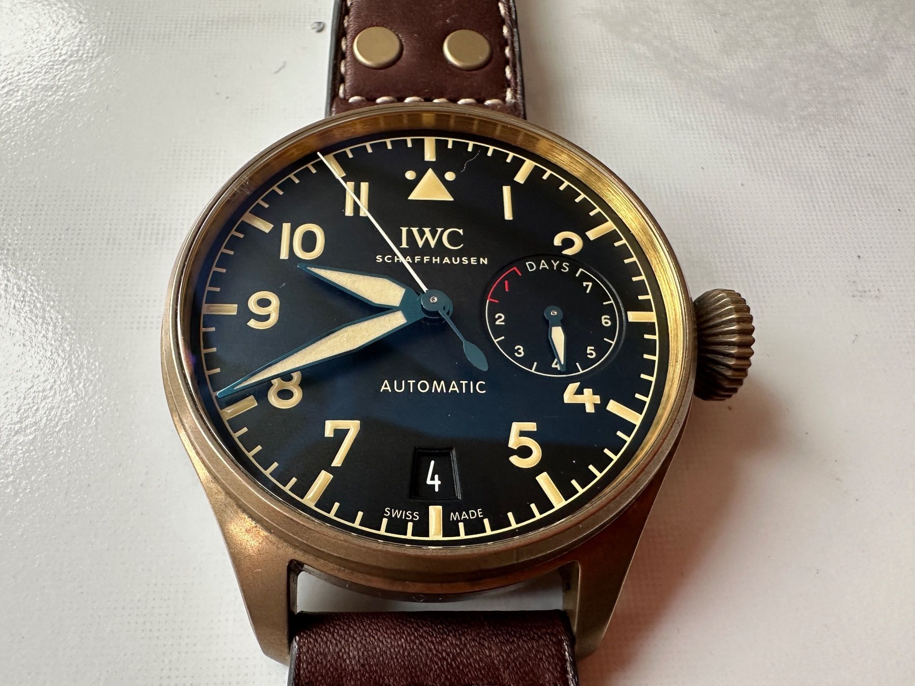 IWC Montres: IWC Big Pilot Bronze – D'occasion à Neunkirch par neunkirch66 4