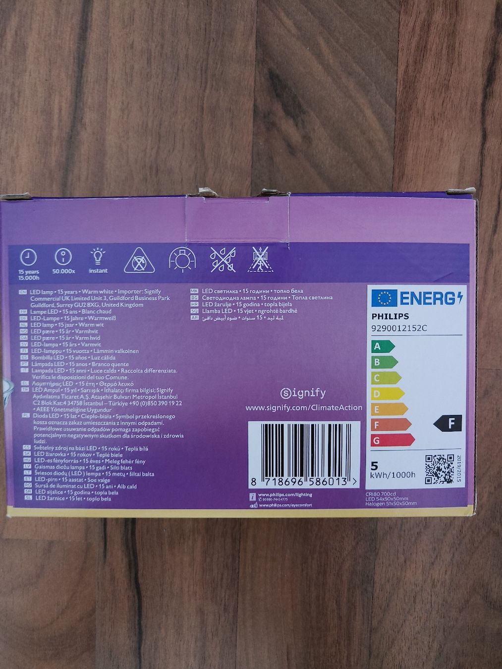 Philips Lampade: 6x Philips LED GU10 – Nuovo e nell'imballaggio originale da Ruswil venduto da Paedi_ 1