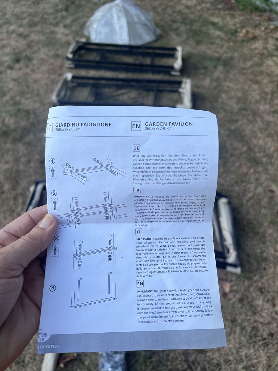 Gartenhäuser & Gewächshäuser: Neuer Gartenpavillon, rund – Neu und originalverpackt aus Steckborn von Holiday66 3