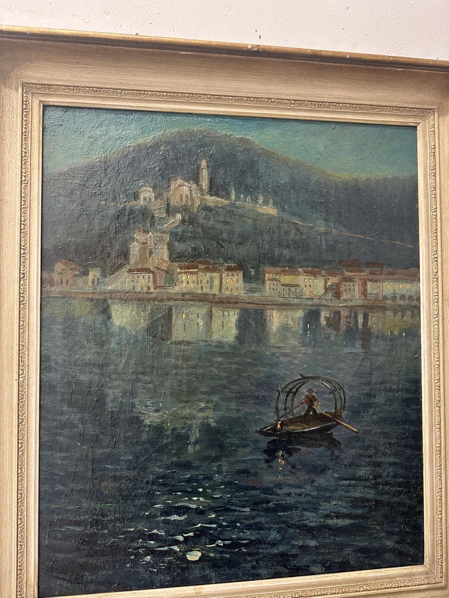 Dipinti: Otto Perlasca Morcote Gemälde Tessin – Usato da Ebikon venduto da Gaenggeliwaar 2