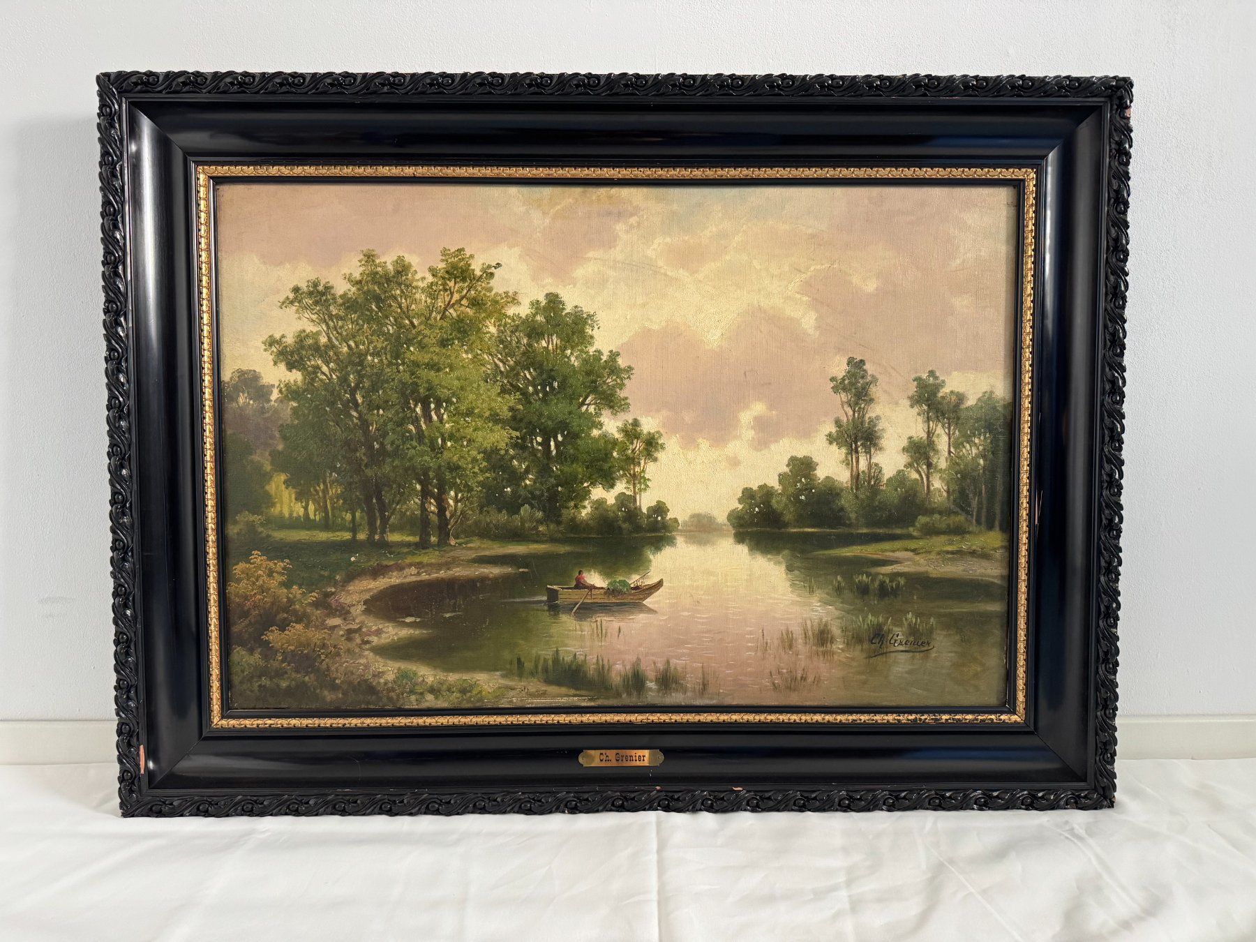 Tableaux: Ölbild von Ch. Grenier – D'occasion à Widen par blue-lagoon