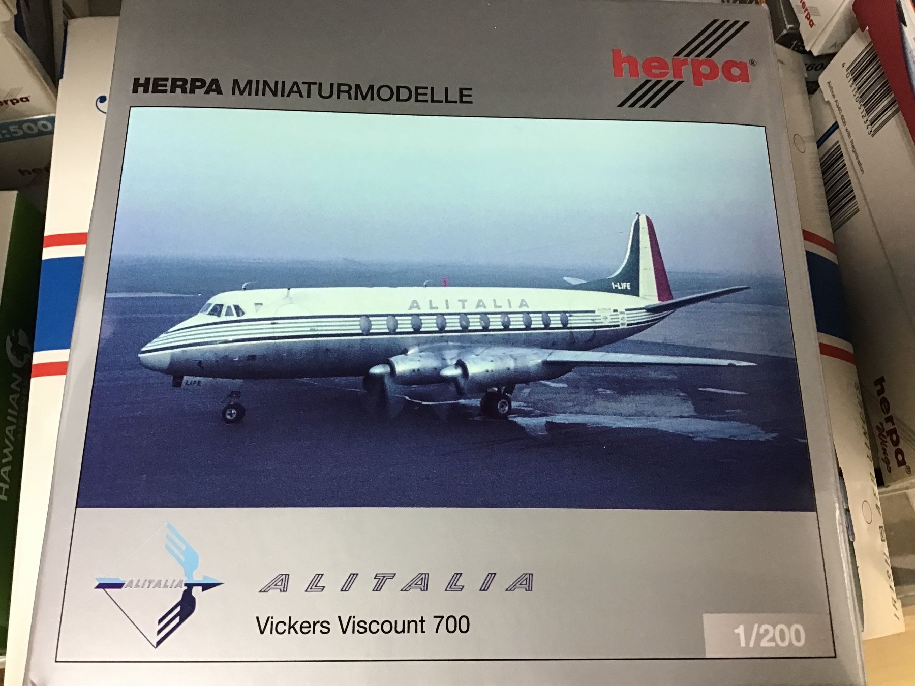 Herpa Modellbausätze & Standmodelle: VICKERS VISCOUNT 700 1:200 – Neu (gemäss Beschreibung) aus Männedorf von Spezial-Modelle 4