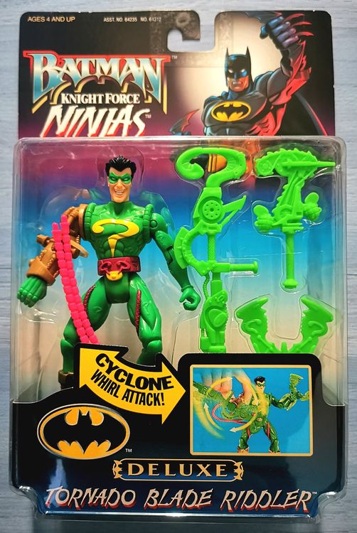 Tornado Blade Riddler 1998 Ninja Batman Action Figur (Neu und ...