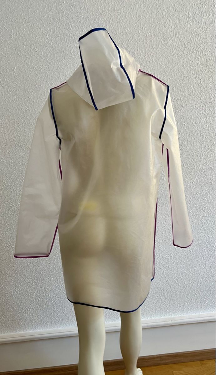 Giacche: Tolle Frogbox Regenjacke, Gr. 36, transparent bunt – Nuovo (secondo la descrizione) da Basel venduto da Bettybooo 2