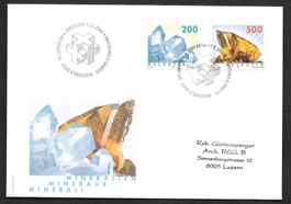 FDC Serie 1065-1066 Mineralien ET 17.9.2002