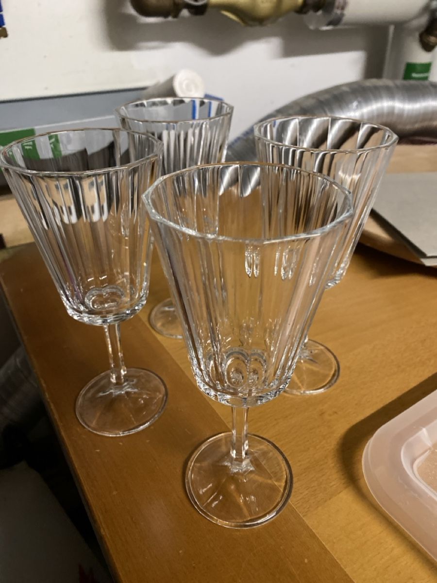 Ikea Verres: 4 Ikea Gläser – D'occasion à Buonas par lililou2