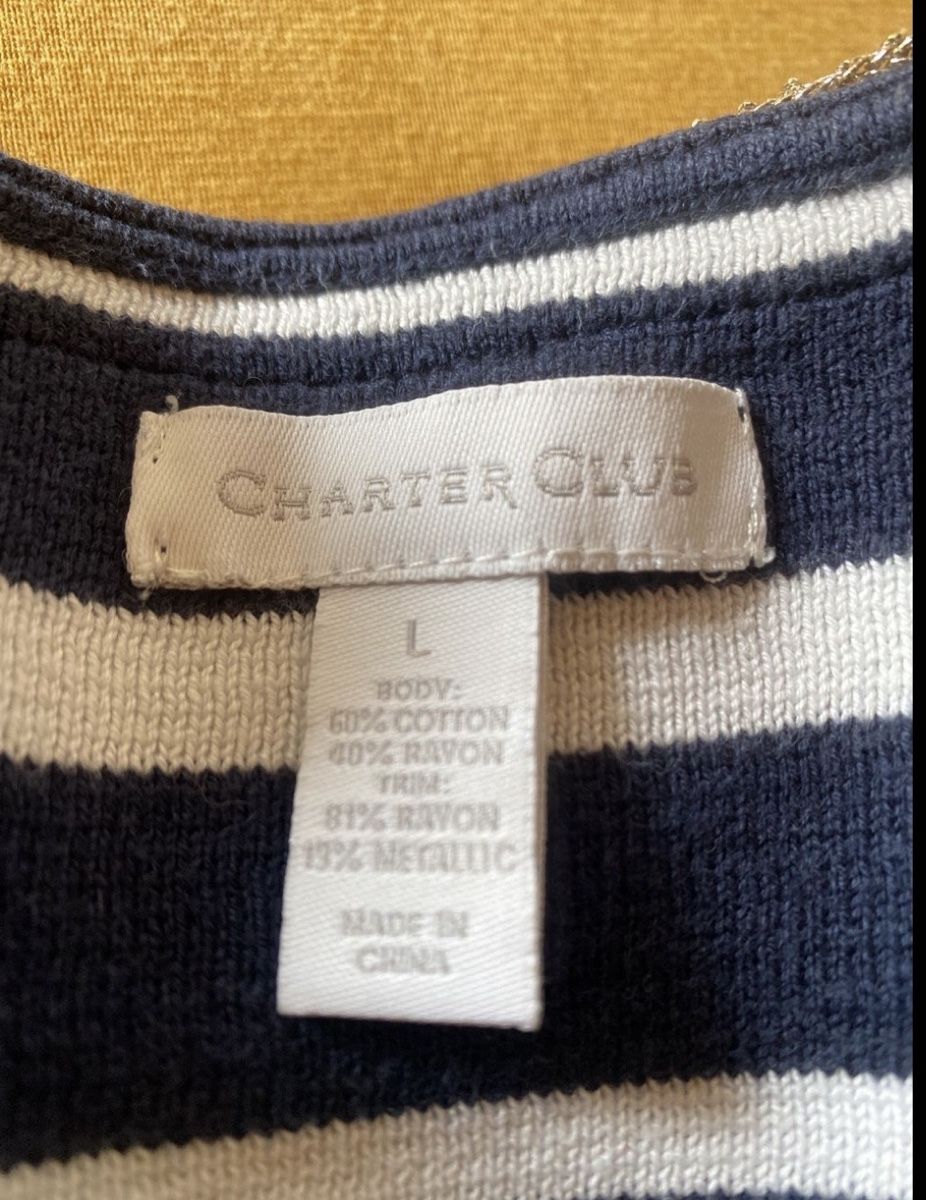 Giacche: Cardigan a righe con profilo oro – Usato da Breganzona venduto da BlueBlue 8