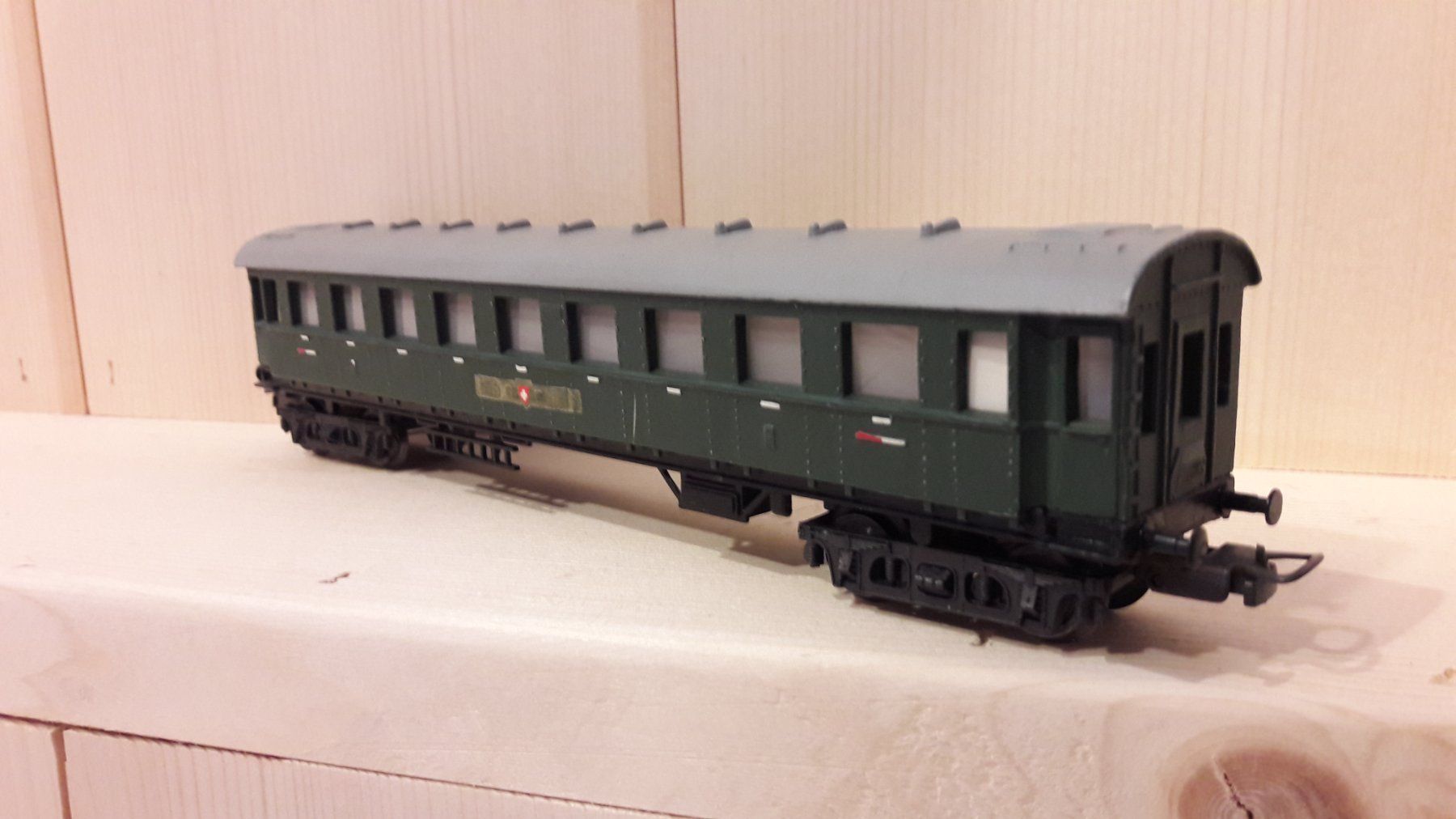 Liliput Modelleisenbahnen: Liliput HO DC : "CFF" voiture 2ème classe – Gebraucht aus Buttes von Cafe2005 5