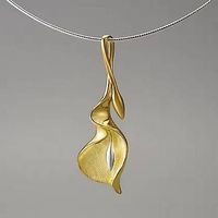 0042a-Calla-Lilien-Anhänger aus 925er Sterling Silber