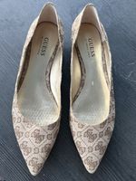 Ballerine Guess by Marciano motivo logo marrone usato
