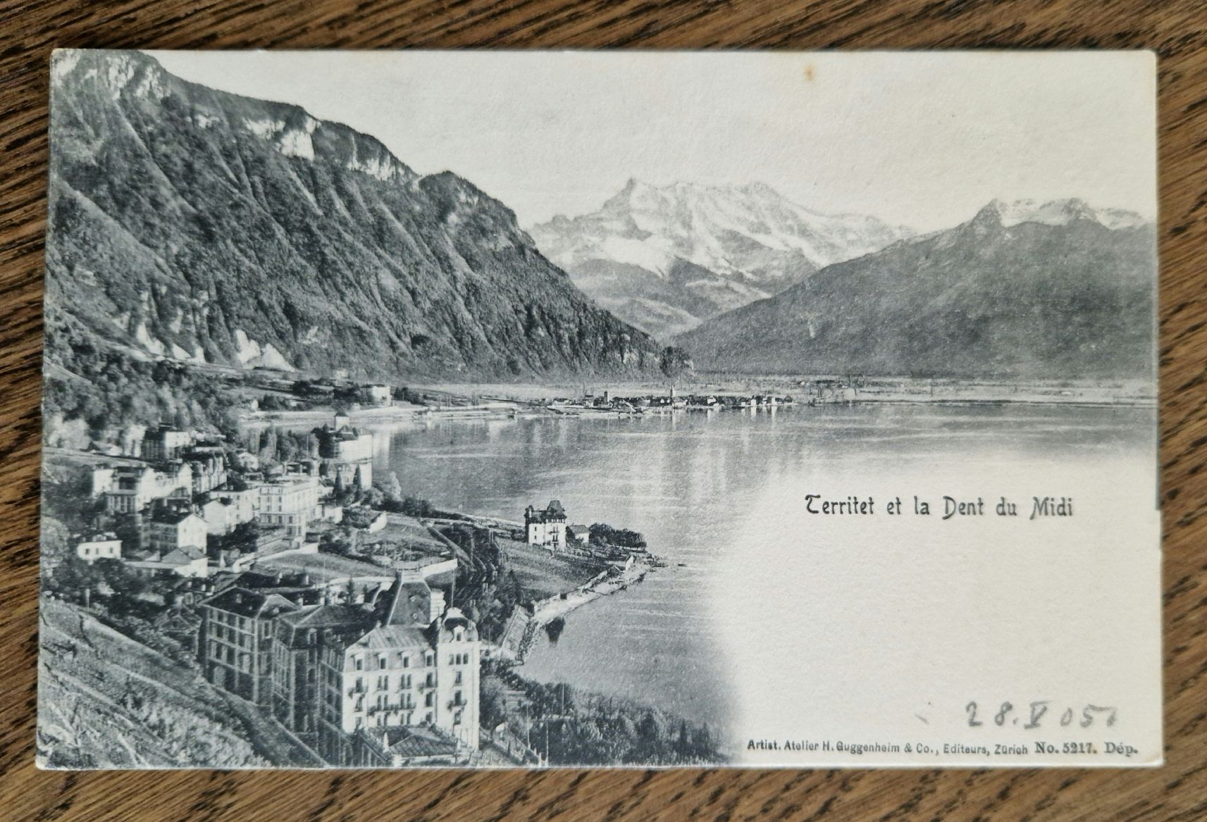 Cartoline postali: Territet et la Dent de Midi – Usato da Ebikon venduto da Donar50