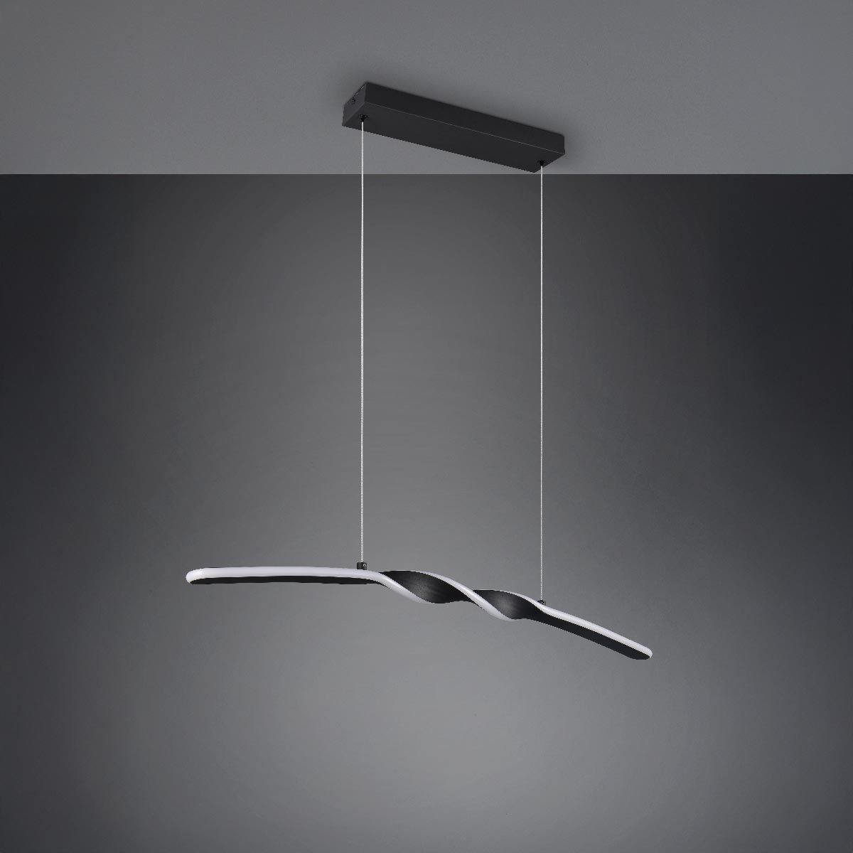 Lampadari & plafoniere: LED Pendelleuchte, Schwarz, 79 cm x 9 cm – Nuovo (secondo la descrizione) da Kreuzlingen venduto da Smart-Light 4