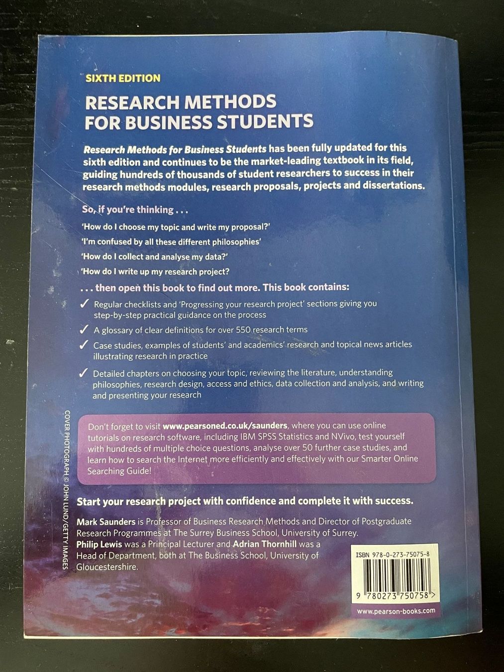 Libri: Research Methods for Business Students / Saunders Lewis – Usato da Hombrechtikon venduto da Uptowns 2