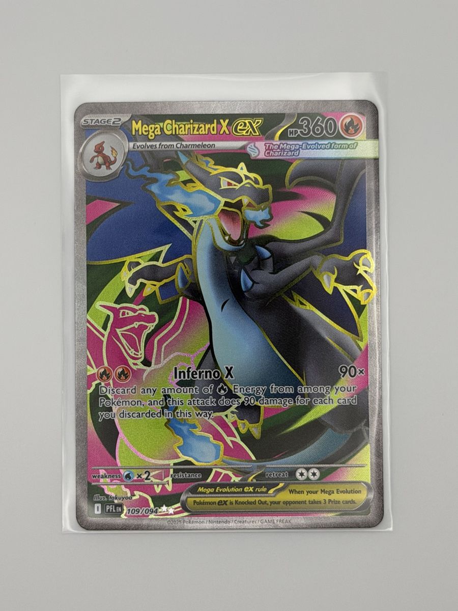 Pokémon Carte collezionabili: Pokémon Mega Charizard X ex 109/094 – Nuovo (secondo la descrizione) da Uster venduto da EDM1903