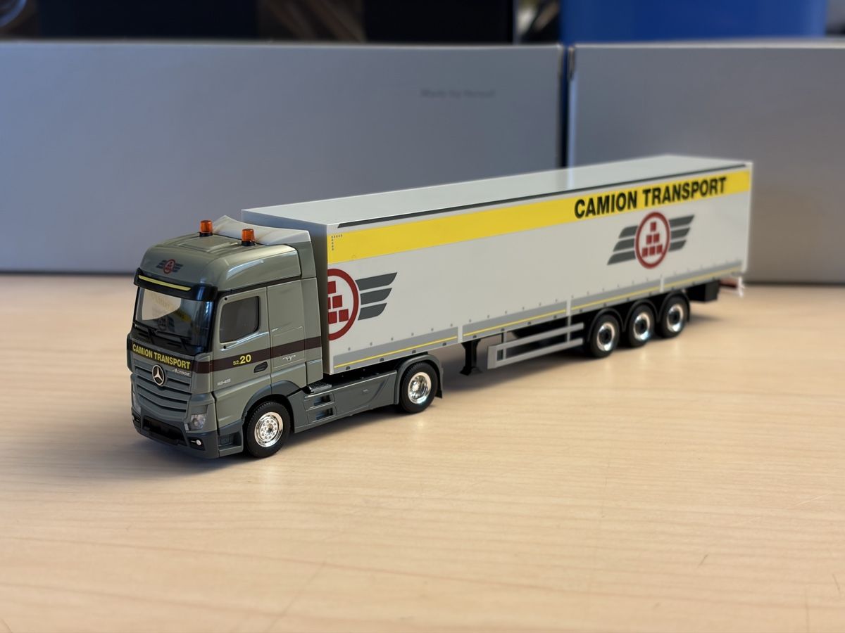 Herpa Modellini d'auto: MB Actros MP4 CTW PSZ – Nuovo (secondo la descrizione) da Felben-Wellhausen venduto da Mobil01