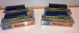 Roco 4x DANZAS Taschenwagen mit OVP’s