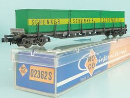 ROCO 2362S Spur N Flachwagen/Schenker