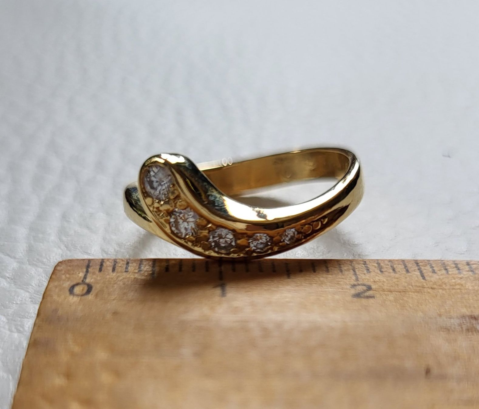 Anelli: Gold 750 Ring Mit Brillanten – Usato da Wald ZH venduto da Dasilver 6