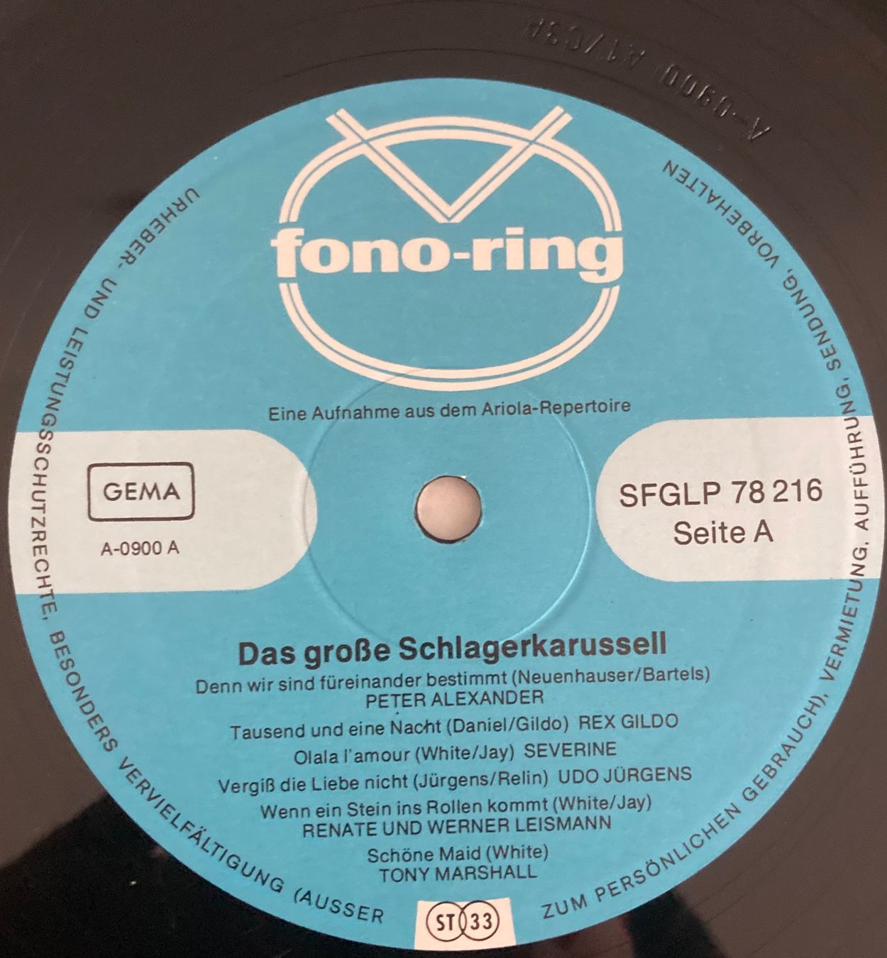 Schallplatten: VARIOUS🔸Das Grosse Schlager Karussell LP – Gebraucht aus Wettingen von 12.Zoll.Vinyl 4