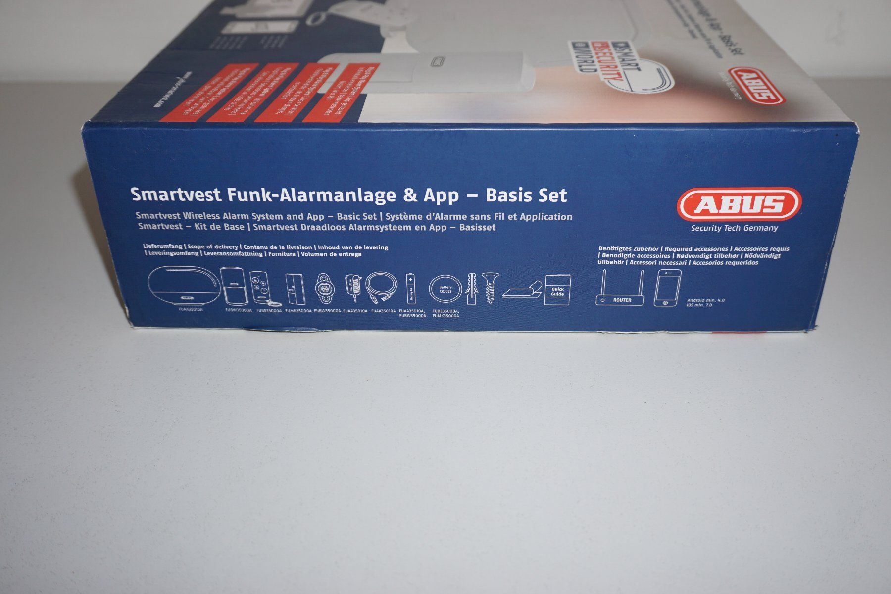Abus Alarmanlagen: Abus Smartvest Basis-Set Funk-Alarmsystem & App – Gebraucht aus Basel von  2