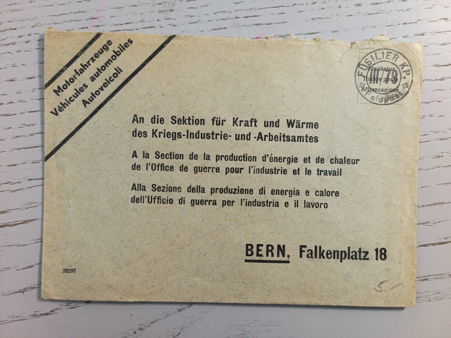 Alle Briefmarken: Feldpost Couvert FÜSILIER KP III/79 – Neu (gemäss Beschreibung) aus Dübendorf von goeggi79
