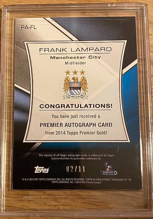 Cartes à collectionner: Lampard Topps auto  – D'occasion à Zürich par Dpenner 1