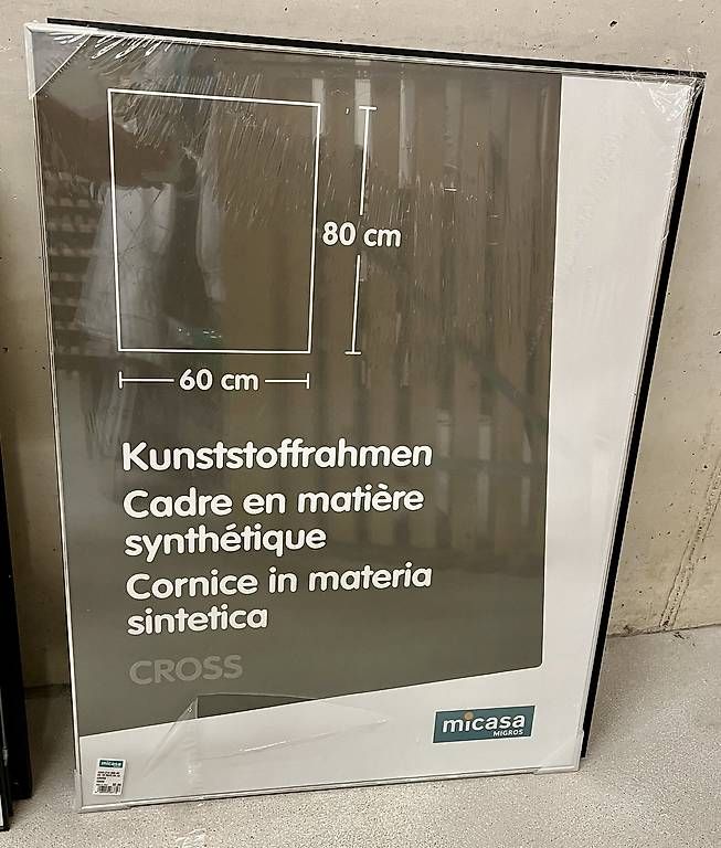 Bilderrahmen: Kunststoffrahmen originalverpackt – Gebraucht aus Niederwangen BE von rpi_6rjl