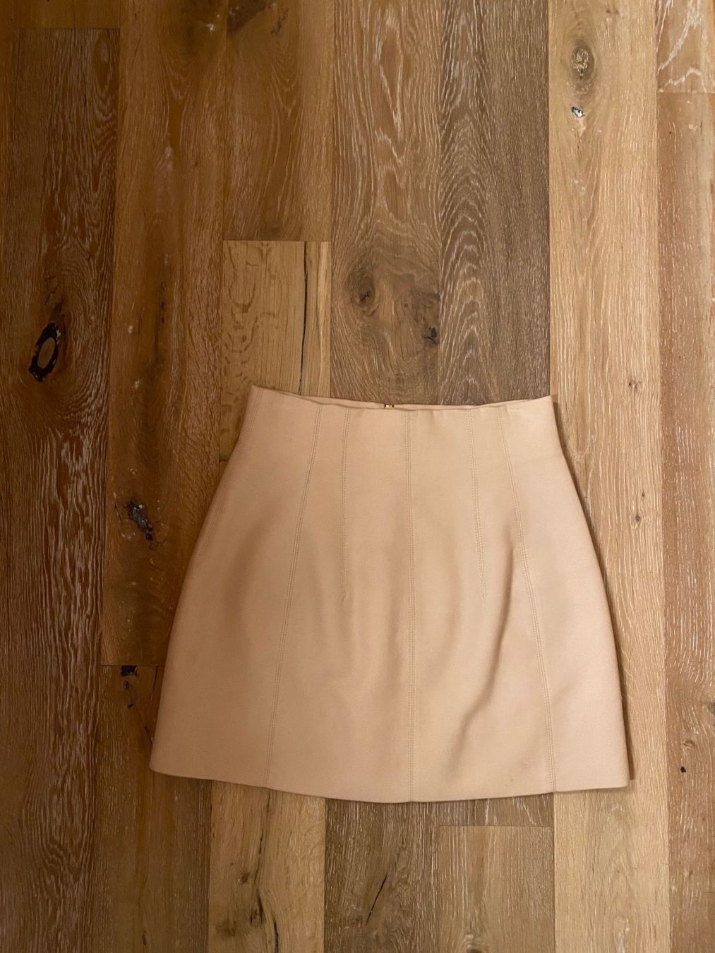 Röcke: Great beige skirt with zip. XS – Neu (gemäss Beschreibung) aus Grund b. Gstaad von PlageNeige