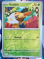 Grubbin - Reverse Holo Pokemon Stellar Crown - #7.3