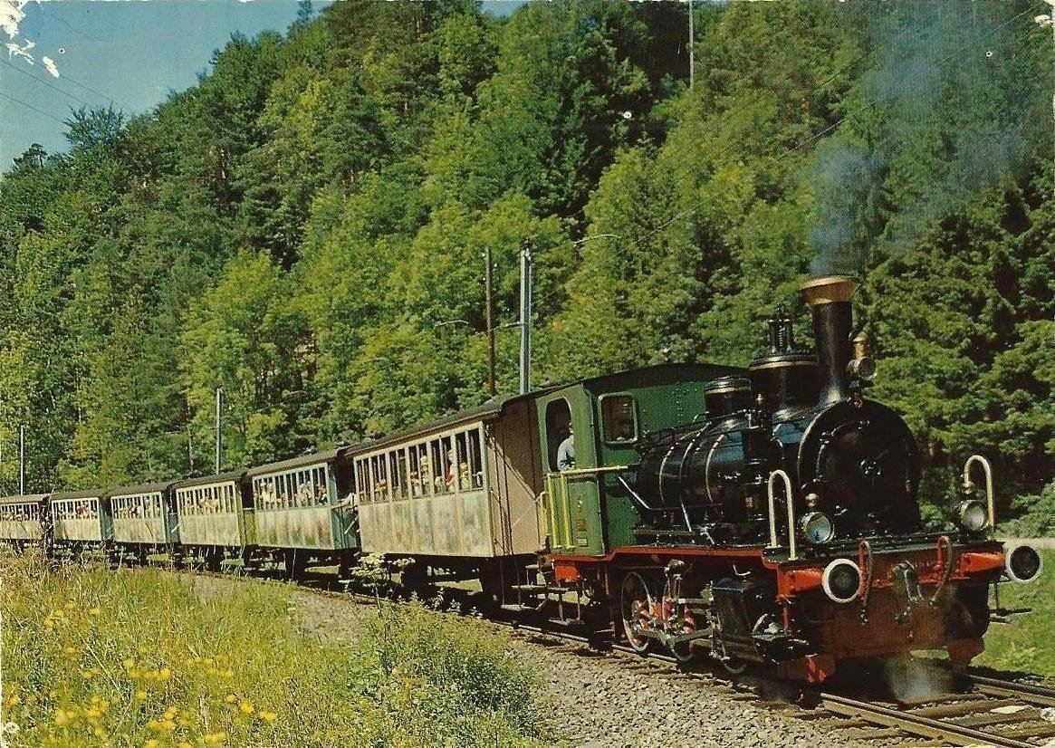 Cartoline postali: SiTB"Schnaaggi-Schaaggi",Dampflok E 3/3 Nr.5 m.Personenw. AK – Usato da zürich venduto da parts5060