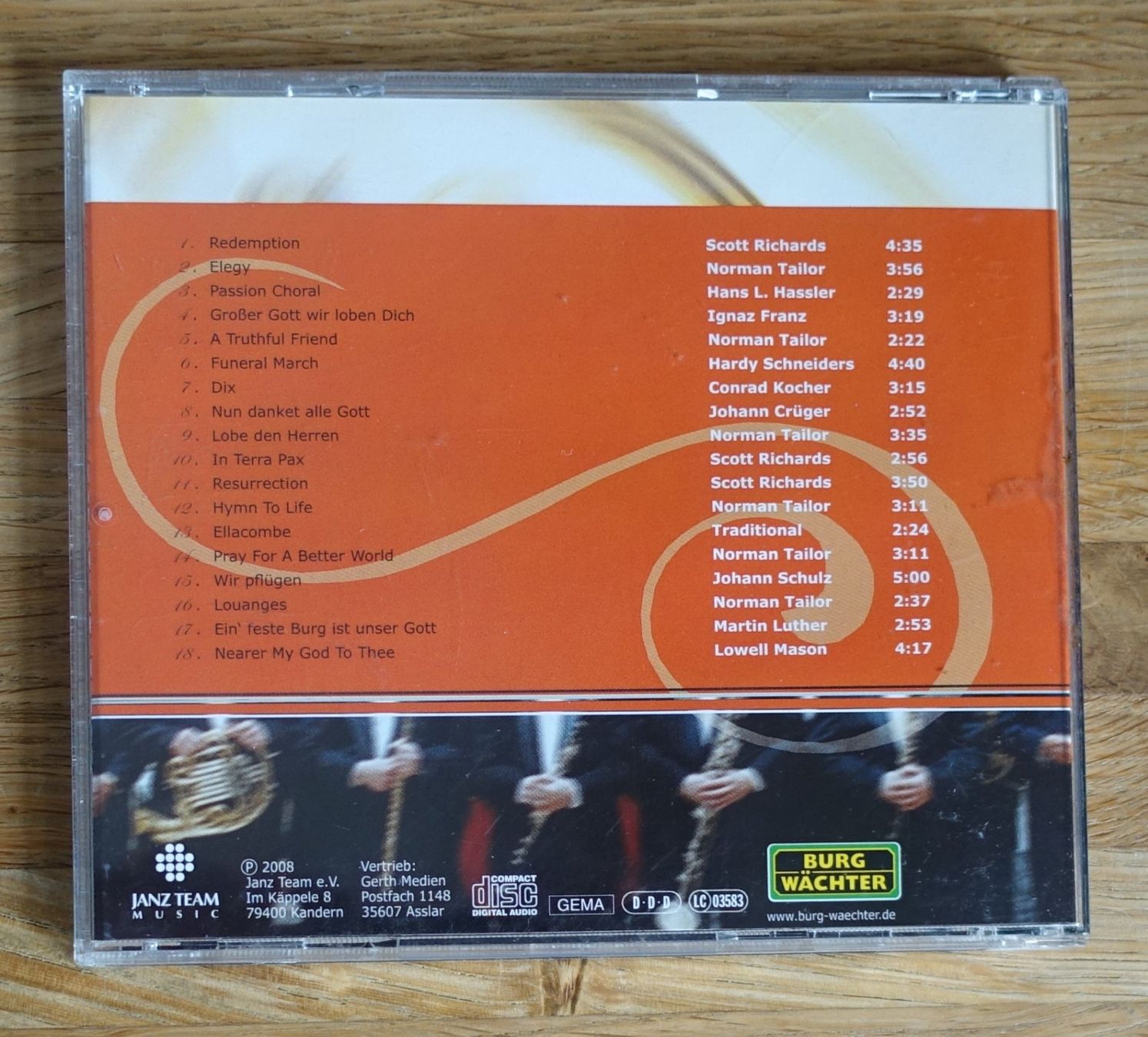 CDs: Philharmonie Wind Orchestra - Sanctuts - F33 – Gebraucht aus Sessa von fraenklishop 1