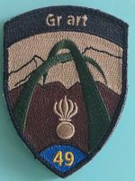 Artillerie Abzeichen Badge Gr Art 49 Blau Neu Klett Tessin