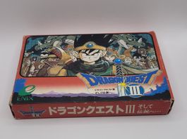 Dragon Quest 3 Famicom NES mit Box OVP Japan