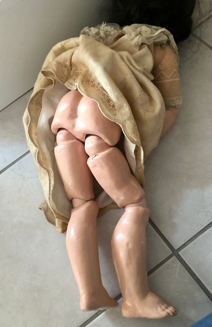Bambole: Antike grosse Porzellankopf Puppe – Usato da Etoy venduto da Diadefin 2