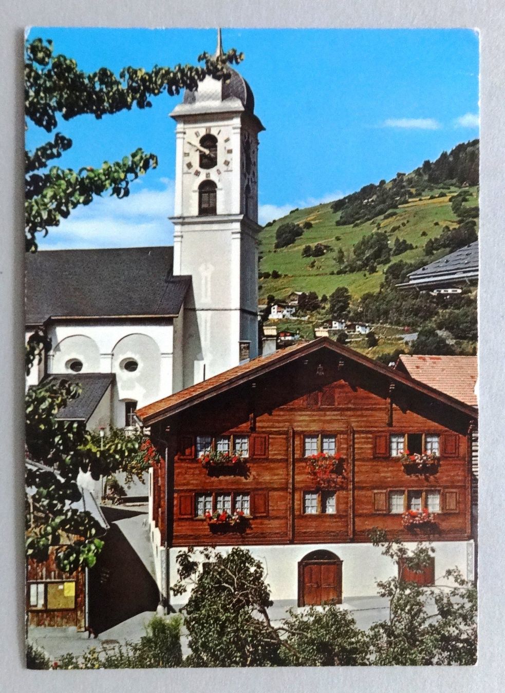 Cartoline postali: Laax (GR), Dorfpartie – Usato da Fétigny venduto da Billy2miny