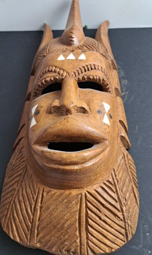 Internationale Kunst: Maske Holz Afrika Asiatika – Gebraucht aus Flums von Flumsantik 3