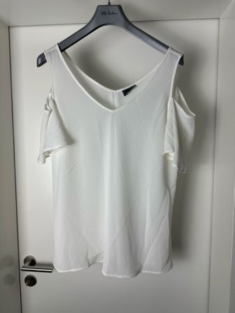Yessica C&A Sommer Bluse Weiss Gr. 46 Top Zustand!